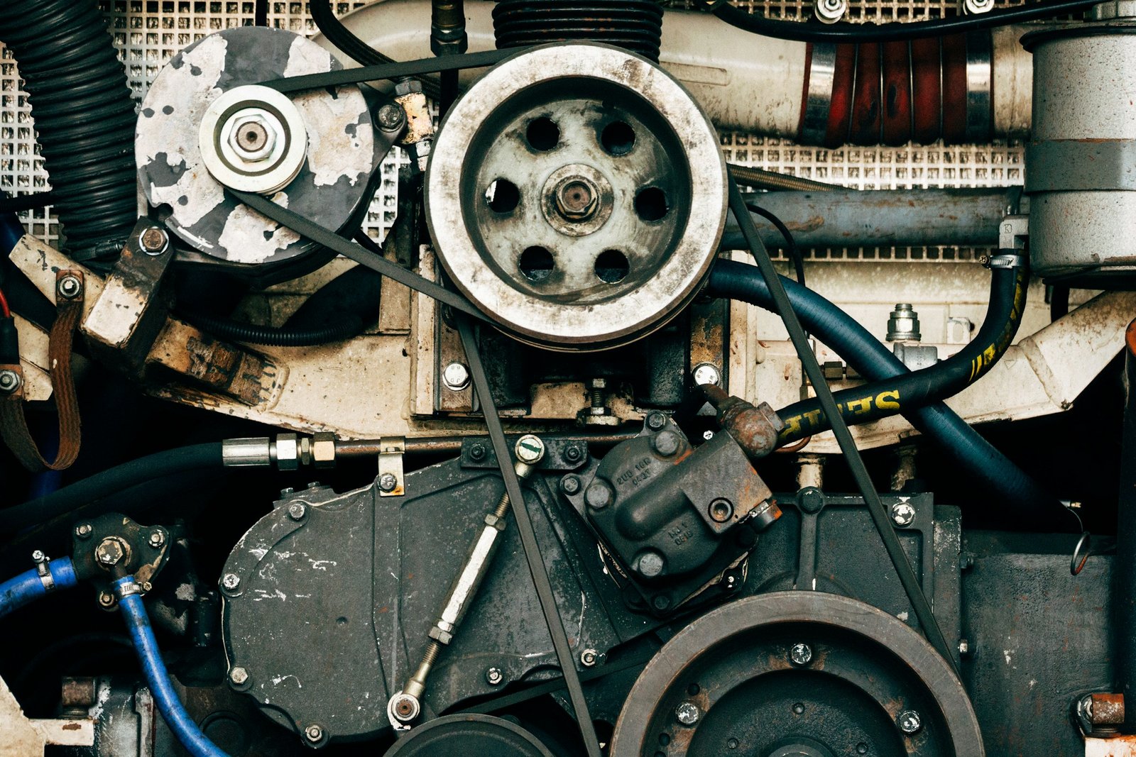 Transmission internals on the bench